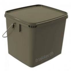 Trakker - Olive 17ltr Bucket + Heavy Duty Cuvette 12 Trakker - Olive 17ltr Bucket + Heavy Duty Cuvette -Fishing Shop 13 ltr olive square containers inc tray 1 1 1