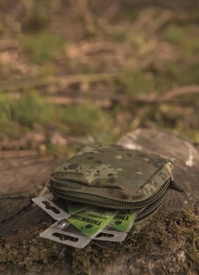 Thinking Anglers - Camfleck Solid Zip Pouch 4 Thinking Anglers - Camfleck Solid Zip Pouch - Image 4