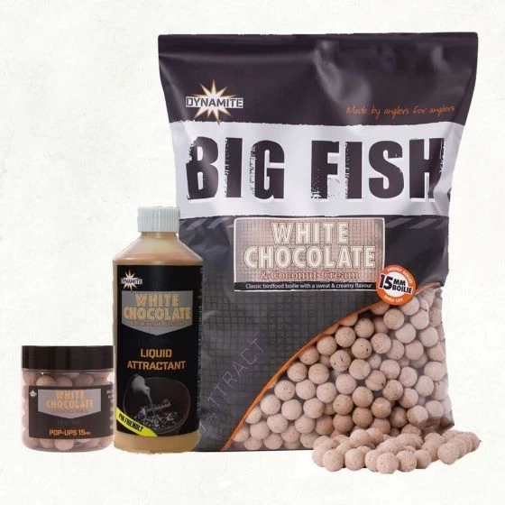 Dynamite Baits - White Chocolate Boilies - 1.8kg - 15mm 1 Dynamite Baits - White Chocolate Boilies - 1.8kg - 15mm