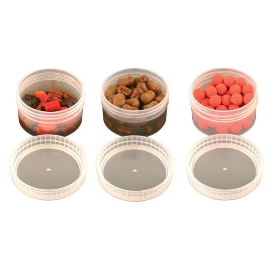 Fox - Bait Tubs Half Size Glug Pots X6 1 Fox - Bait Tubs Half Size Glug Pots X6