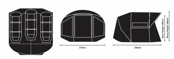 Prologic - Fulcrum - Session Bivvy & Overwrap 2 Prologic - Fulcrum - Session Bivvy & Overwrap - Image 2