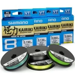 Shimano - Kairiki 8 Mantis Green Braid - 300m -Fishing Shop kairiki8 2