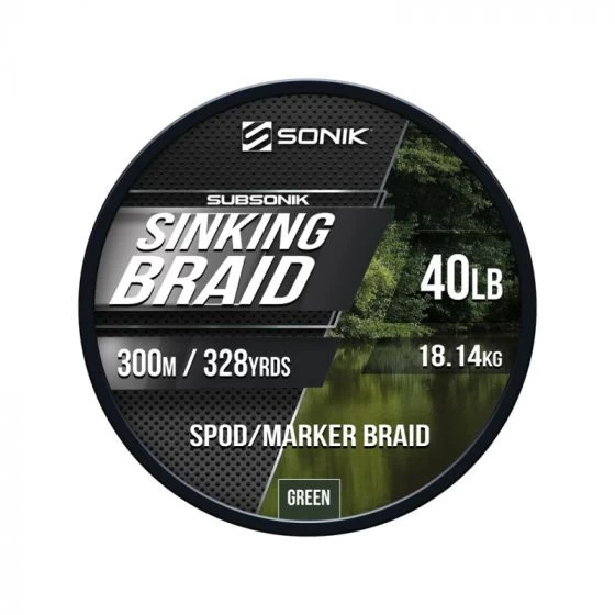 Sonik - Subsonik Sinking Braid 40lb 1 Sonik - Subsonik Sinking Braid 40lb